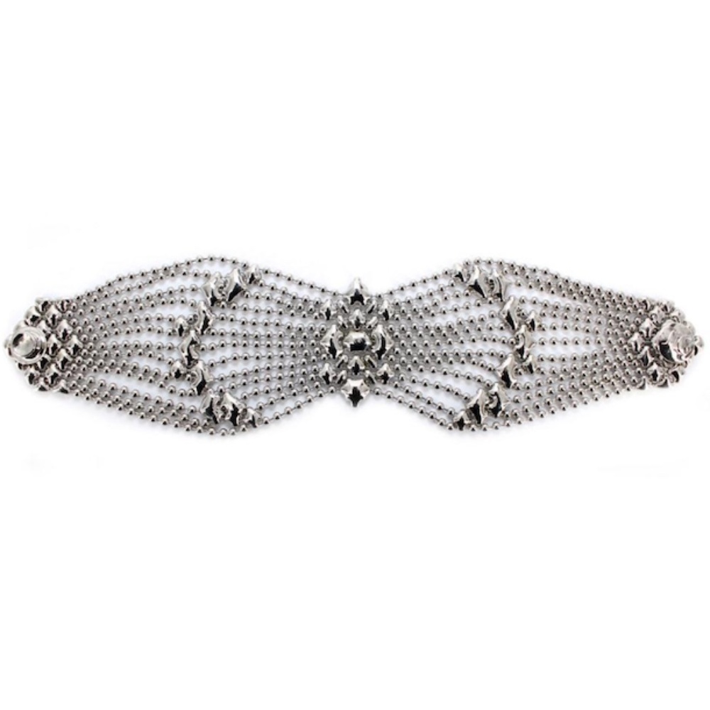 SG LIQUID METAL SILVER BRACELET Sergio Gutierrez